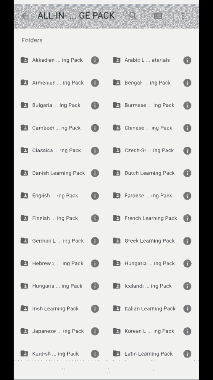 Inside the Language Bundle — all 44 language folders